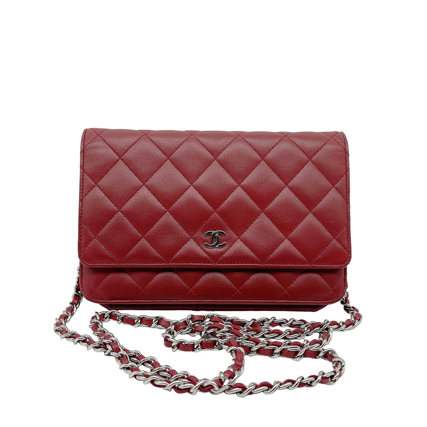 CC Lambskin Classic Wallet-on-Chain