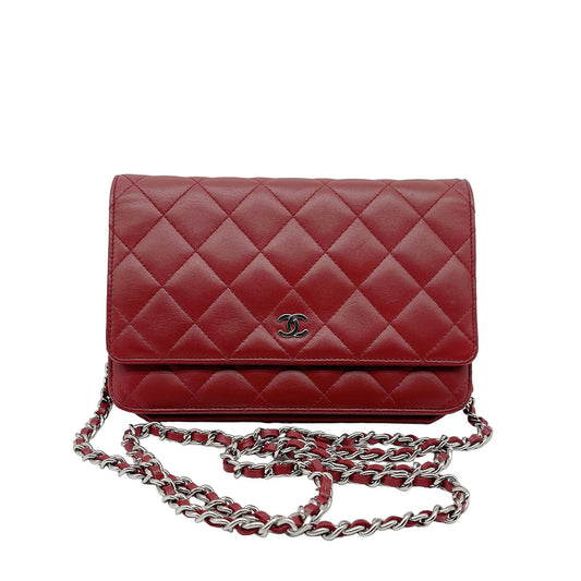 CC Lambskin Classic Wallet-on-Chain