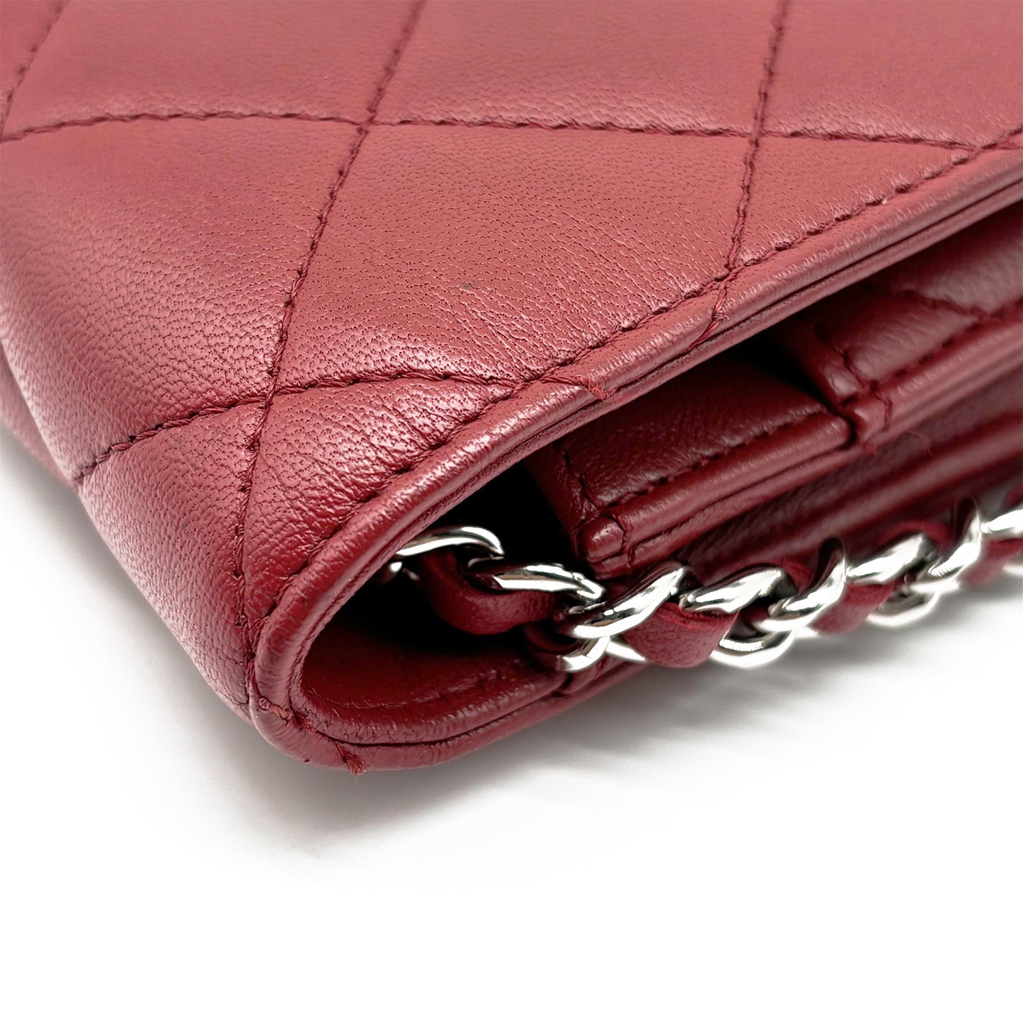 CC Lambskin Classic Wallet-on-Chain