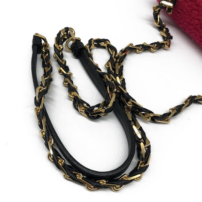 Shearling Nappa Mini Be Baguette Shoulder Bag