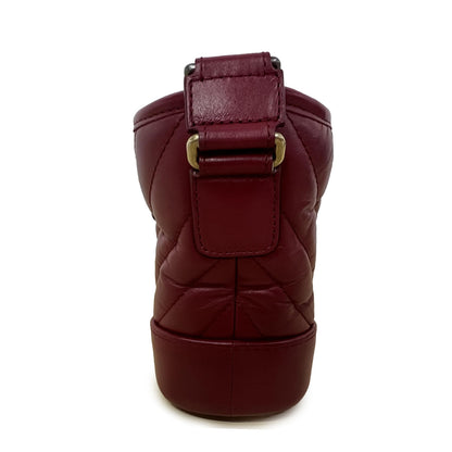 Quilted Chevron Calfskin Gabrielle Small Hobo