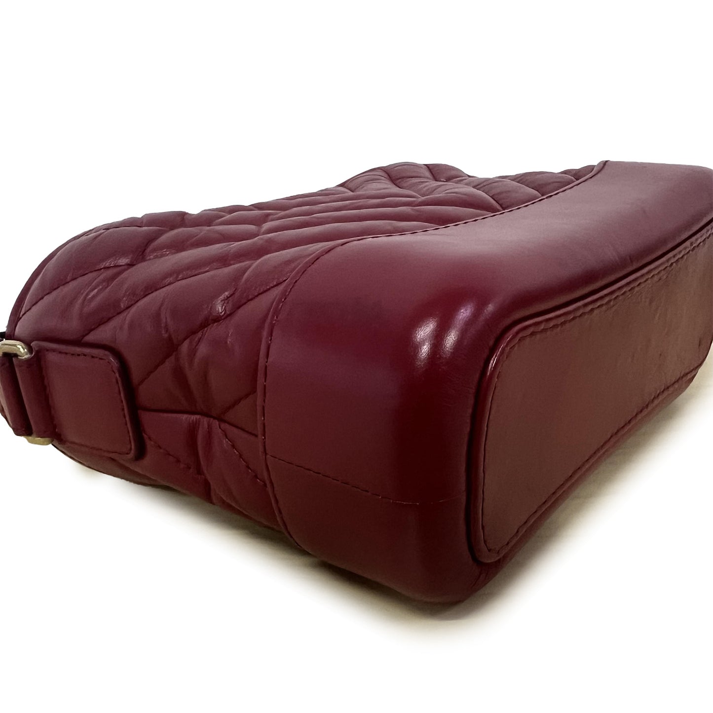 Quilted Chevron Calfskin Gabrielle Small Hobo