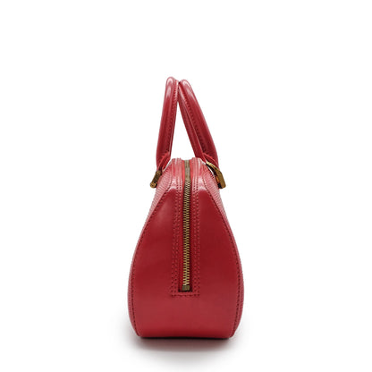 Jasmin Red Epi Top-Handle Bag