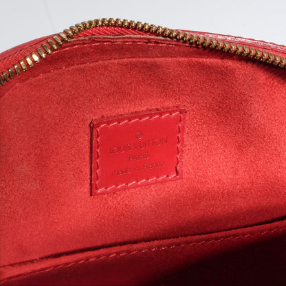 Jasmin Red Epi Top-Handle Bag