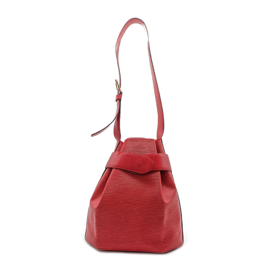 Petit Sac D'epaule Red Epi