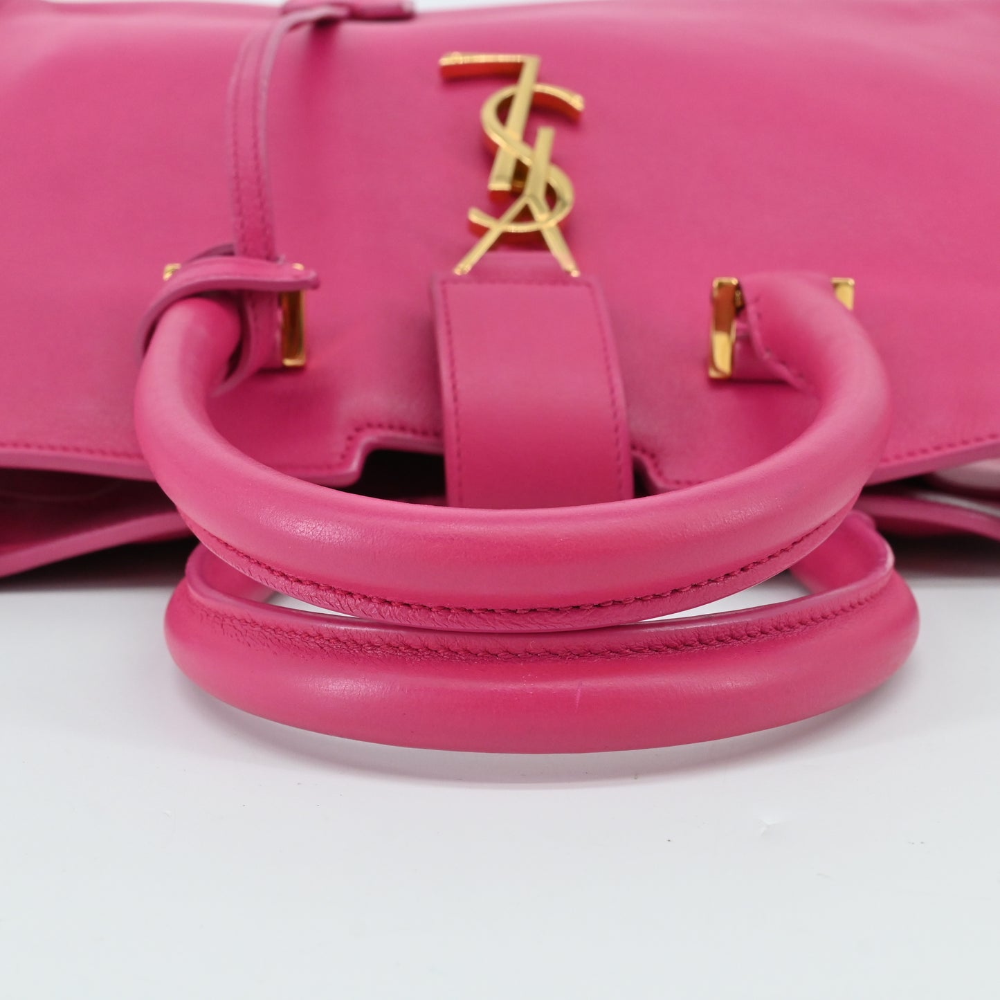 Pink Leather Handbag