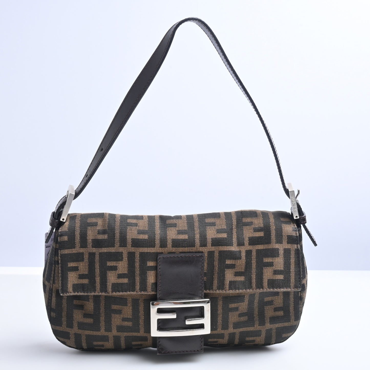 Zucca nylon mamma shoulder bag brown