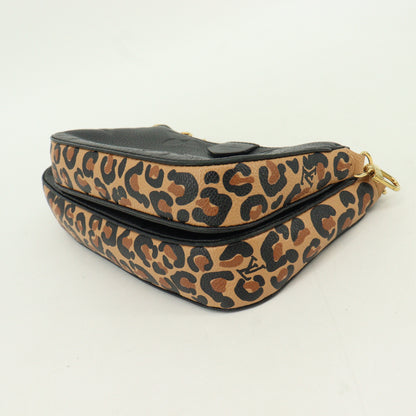 Empreinte Multi Pochette Accessory Noir x Leopard IC Chip