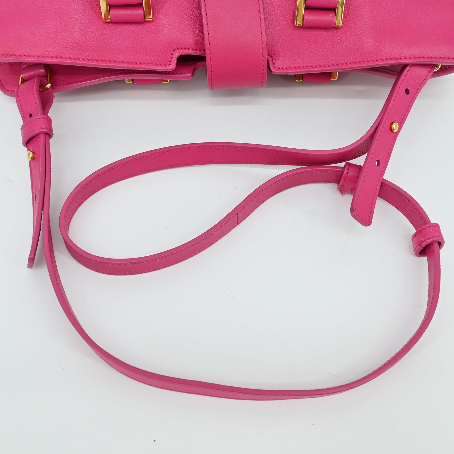 Pink Leather Handbag