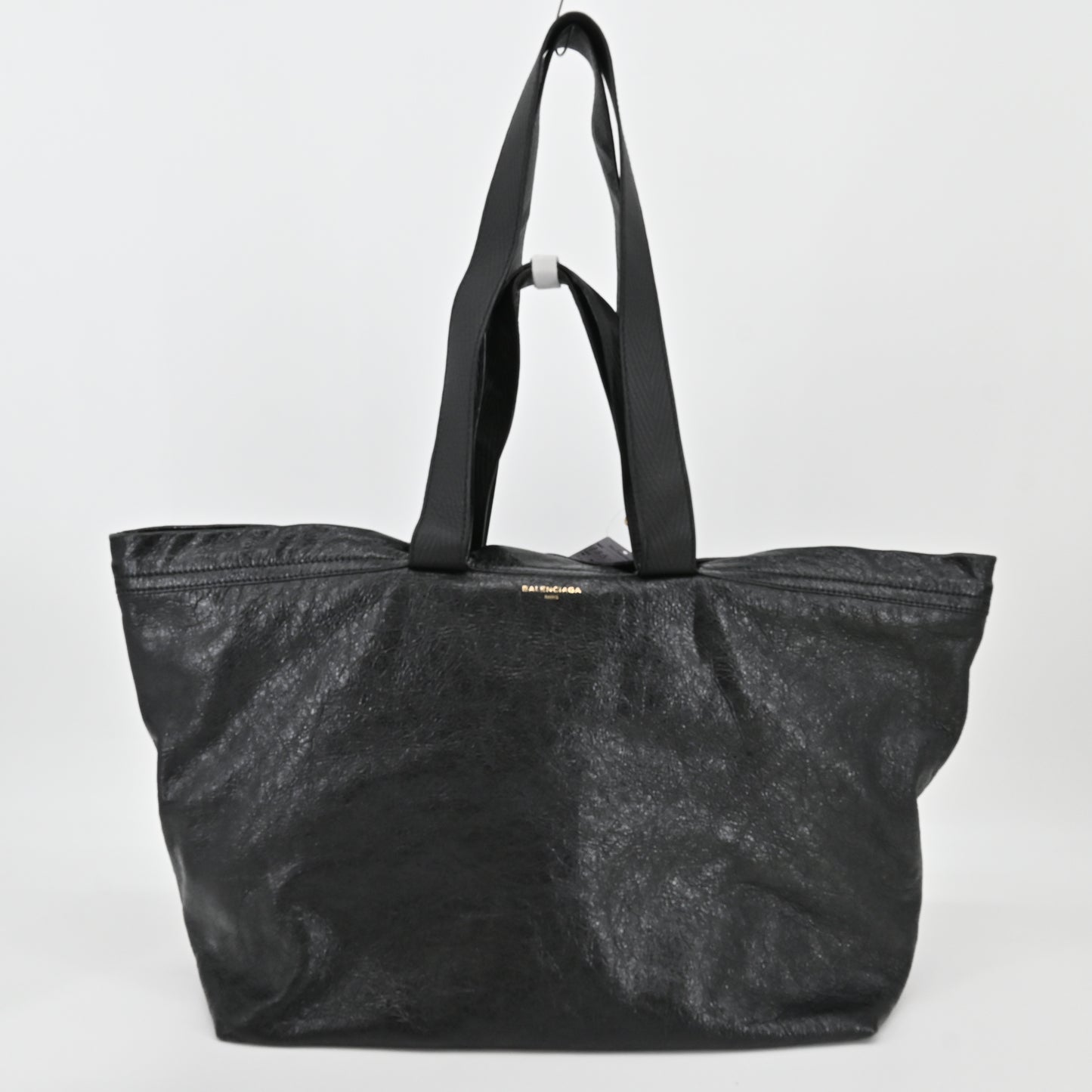 Leather Carry Shopper Tote