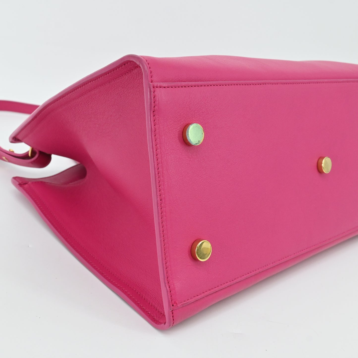 Pink Leather Handbag