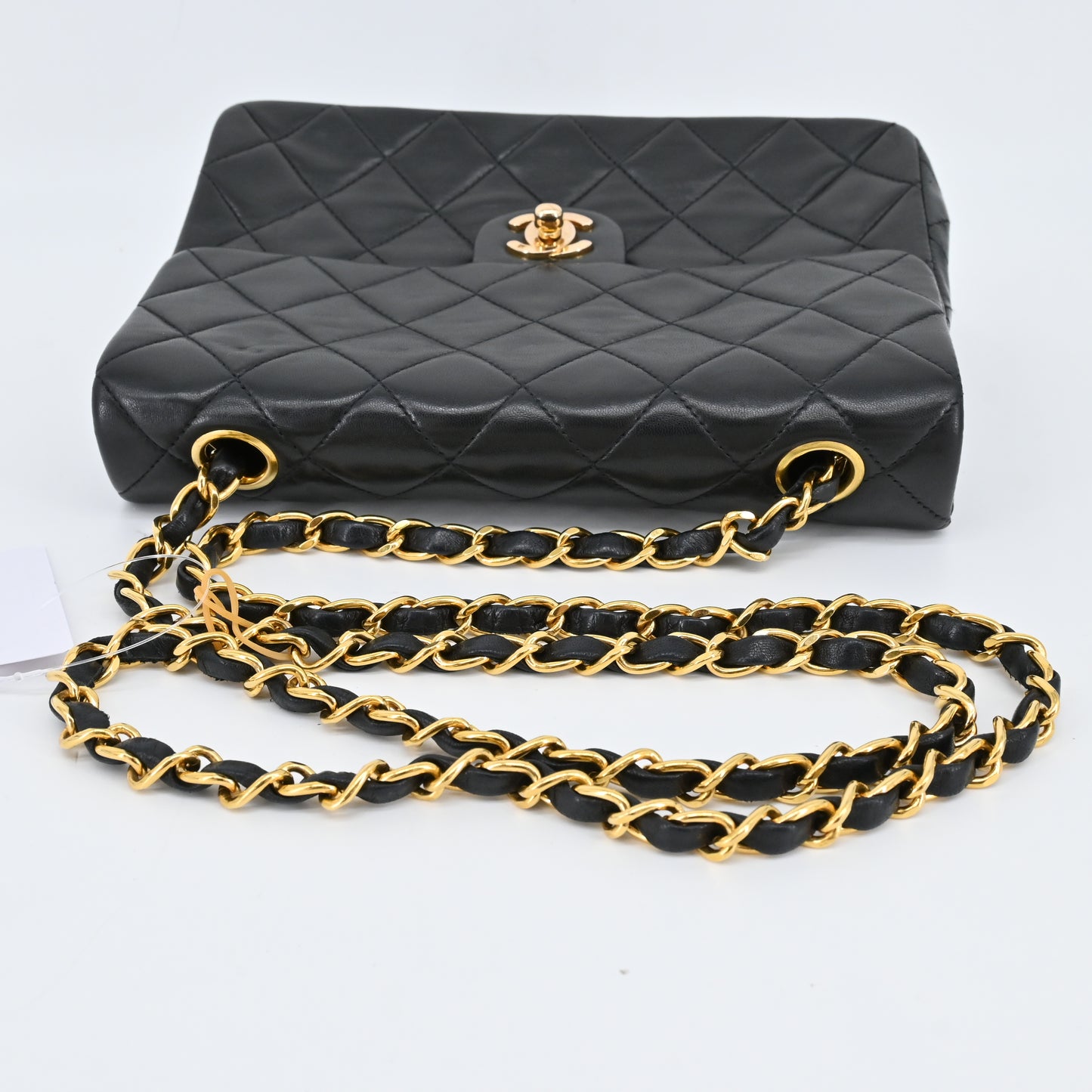 Lambskin Mini Matelasse Chain Shoulder Bag Black G Hardware 2nd Series