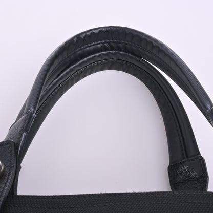 Canvas/Leather Bali Biarritz MM Tote Black Silver Hardware 17 Series