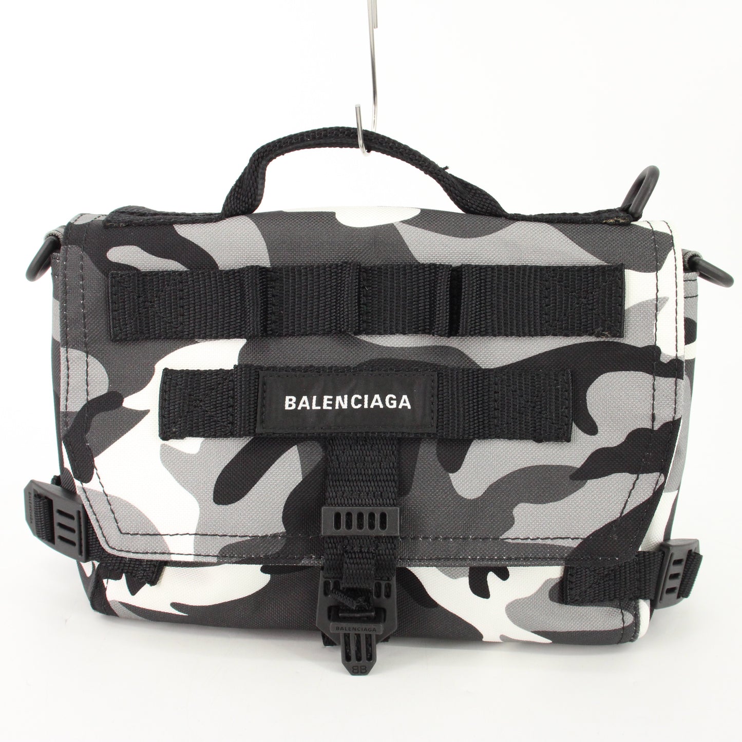 Army 2WAY Messenger Bag Black x Grey