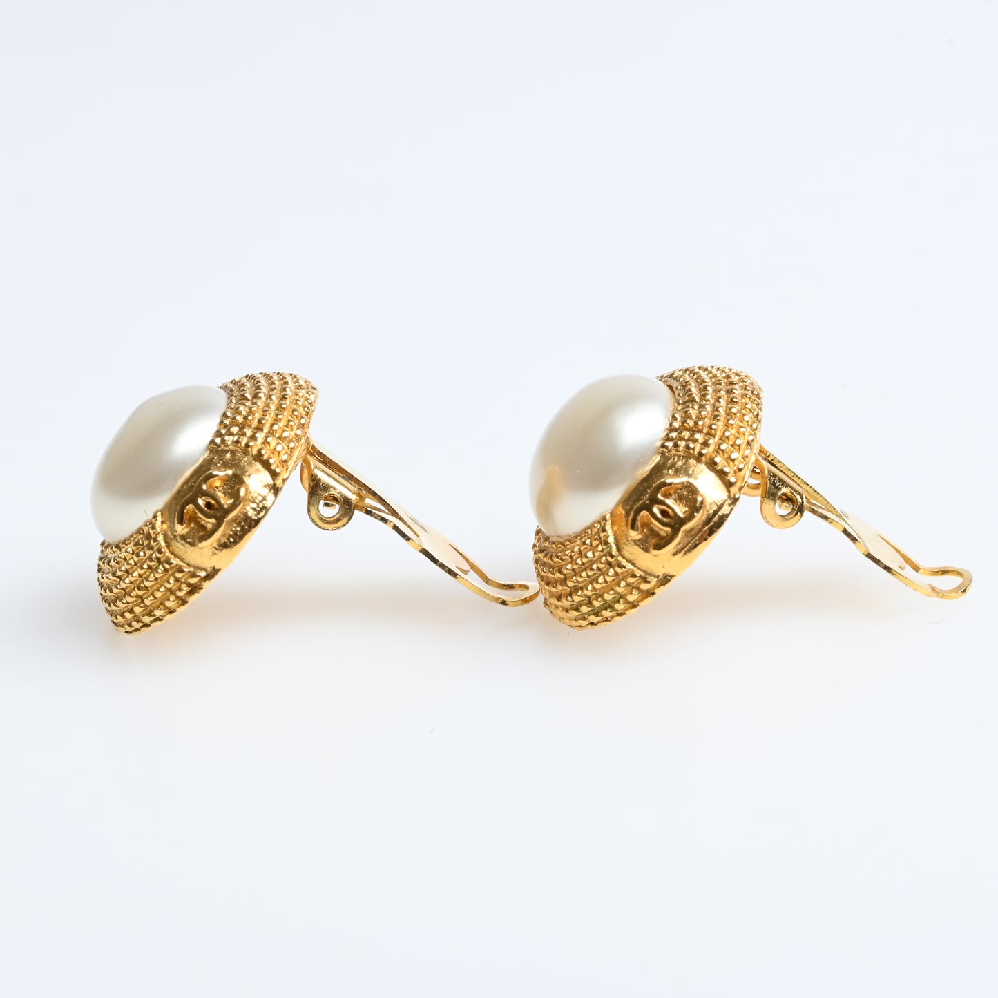 Cocomark pearl earrings gold