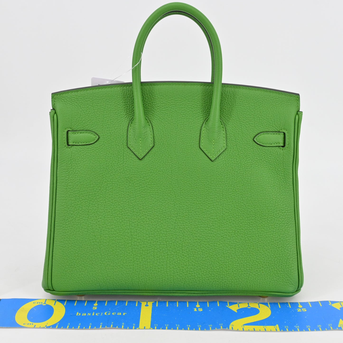 Birkin 25 Togo Vert Yucca G hardware W stamp