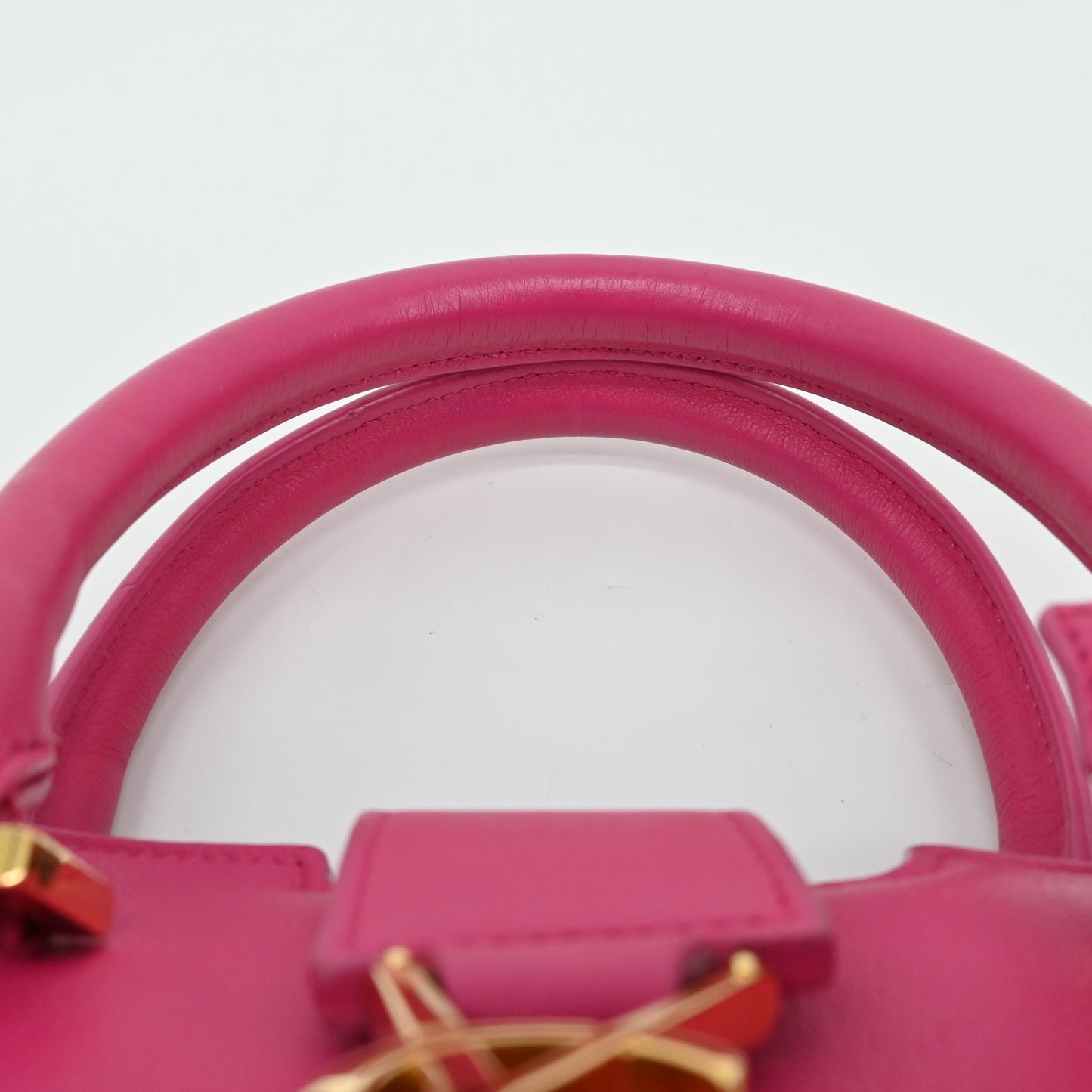 Pink Leather Handbag