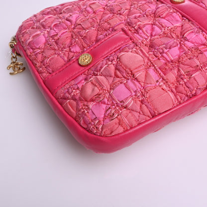 Girl Chanel Chain Shoulder Pink G Metal Fittings Series  23