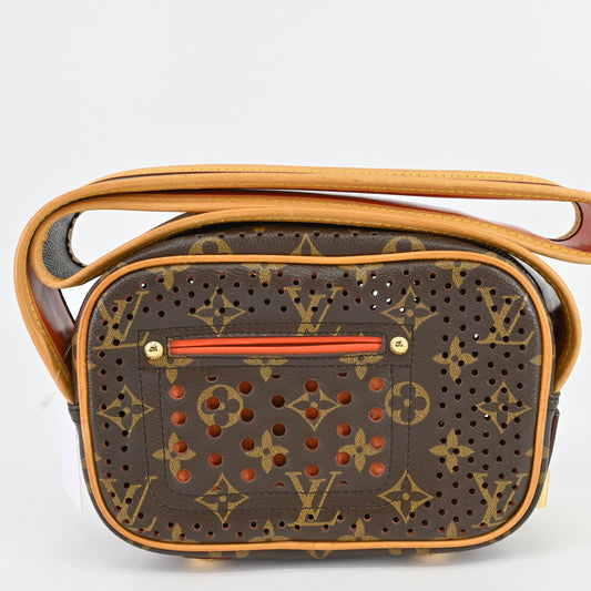 Monogram Perforated Mini Trocadero Orange VI0016