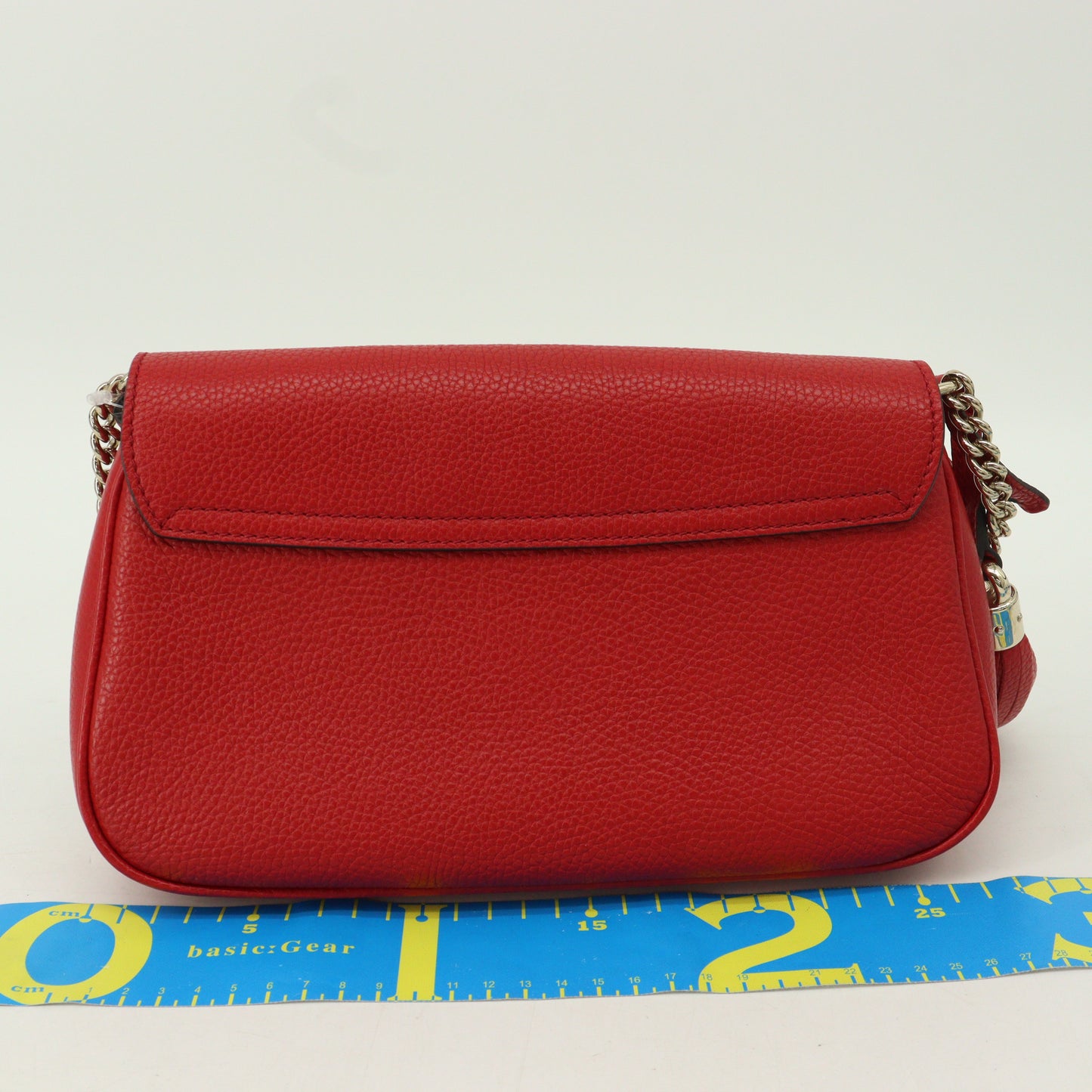 Leather Soho Shoulder Bag Red