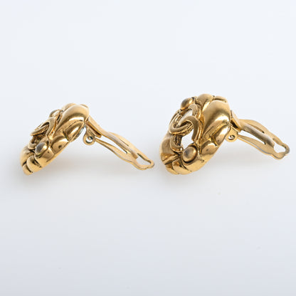 Coco Mark Earrings Gold 23