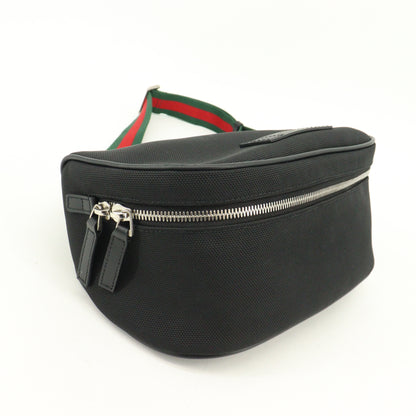 Shelly Canvas Waist Bag Black