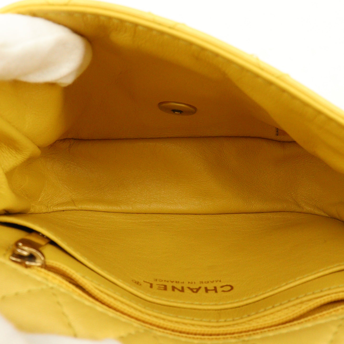 Gripoa Mini Matelasse Chain Shoulder Bag Gold G Metal Fittings 14th Series