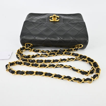 Lambskin Mini Matelasse Chain Shoulder Bag G Metal Fittings 3rd Series