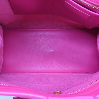 Pink Leather Handbag