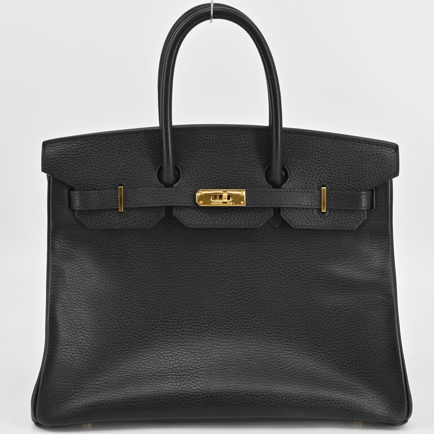 Ardennes Birkin 35 Black G hardware G engraved