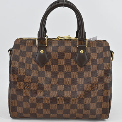 Damier Speedy Bandouliere 25 IC chip