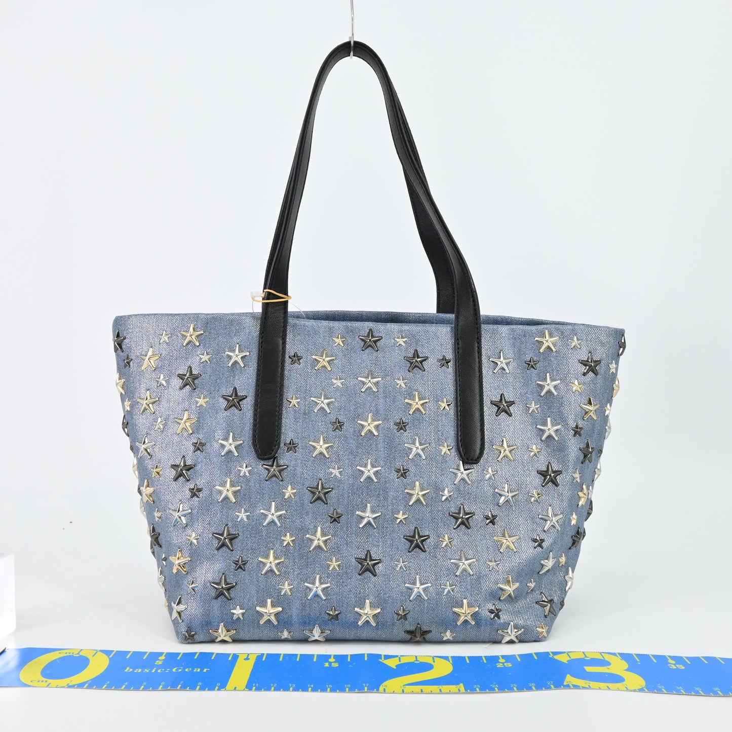 Studded Tote Bag Blue