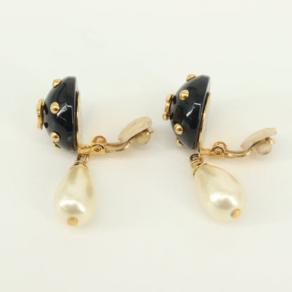 Black x Pearl Earrings