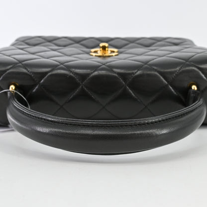 Lamb handbag 25cm black G hardware 4th series