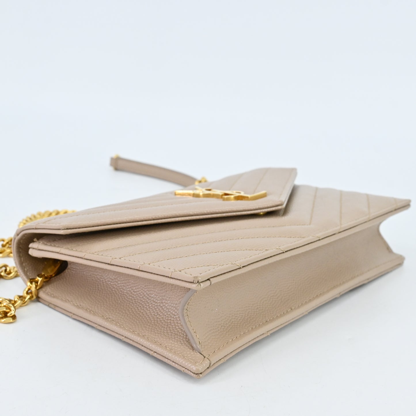 Chain Wallet Beige