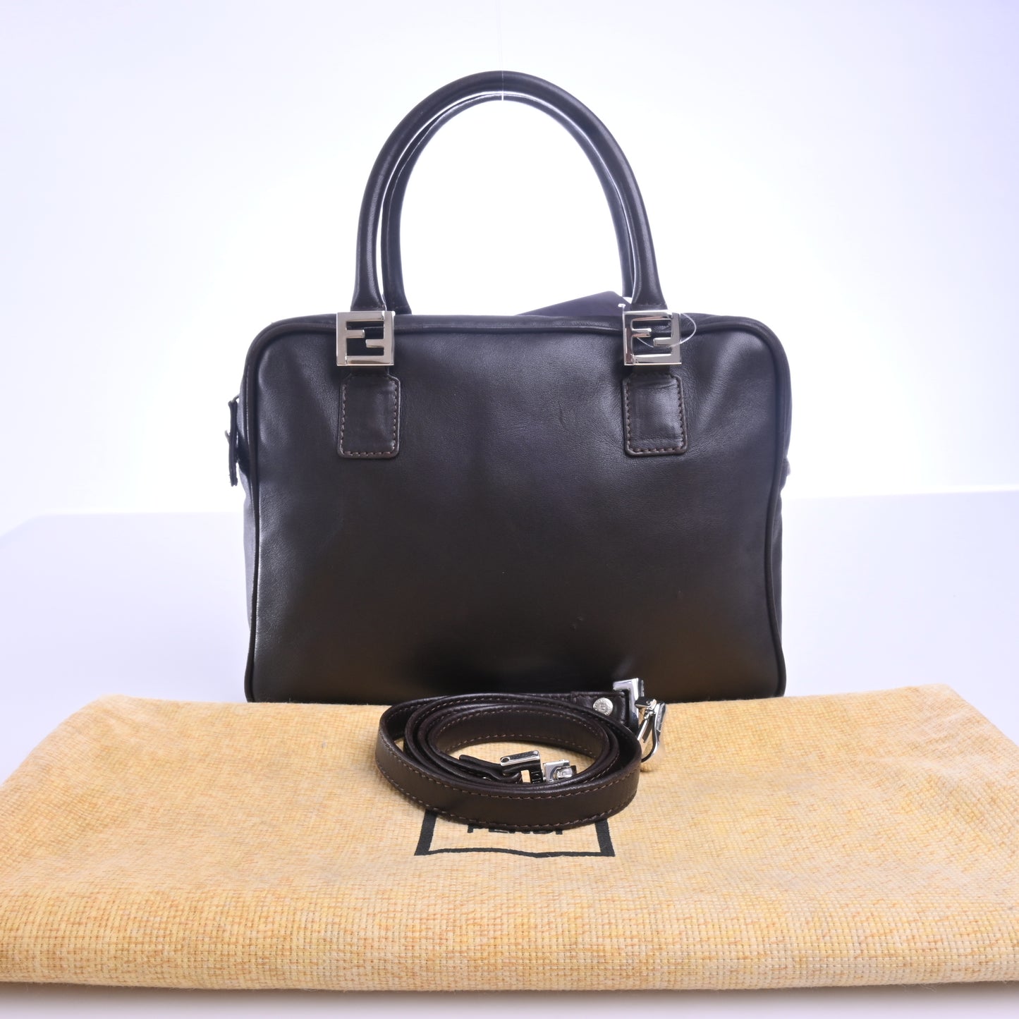 Leather 2WAY Handbag