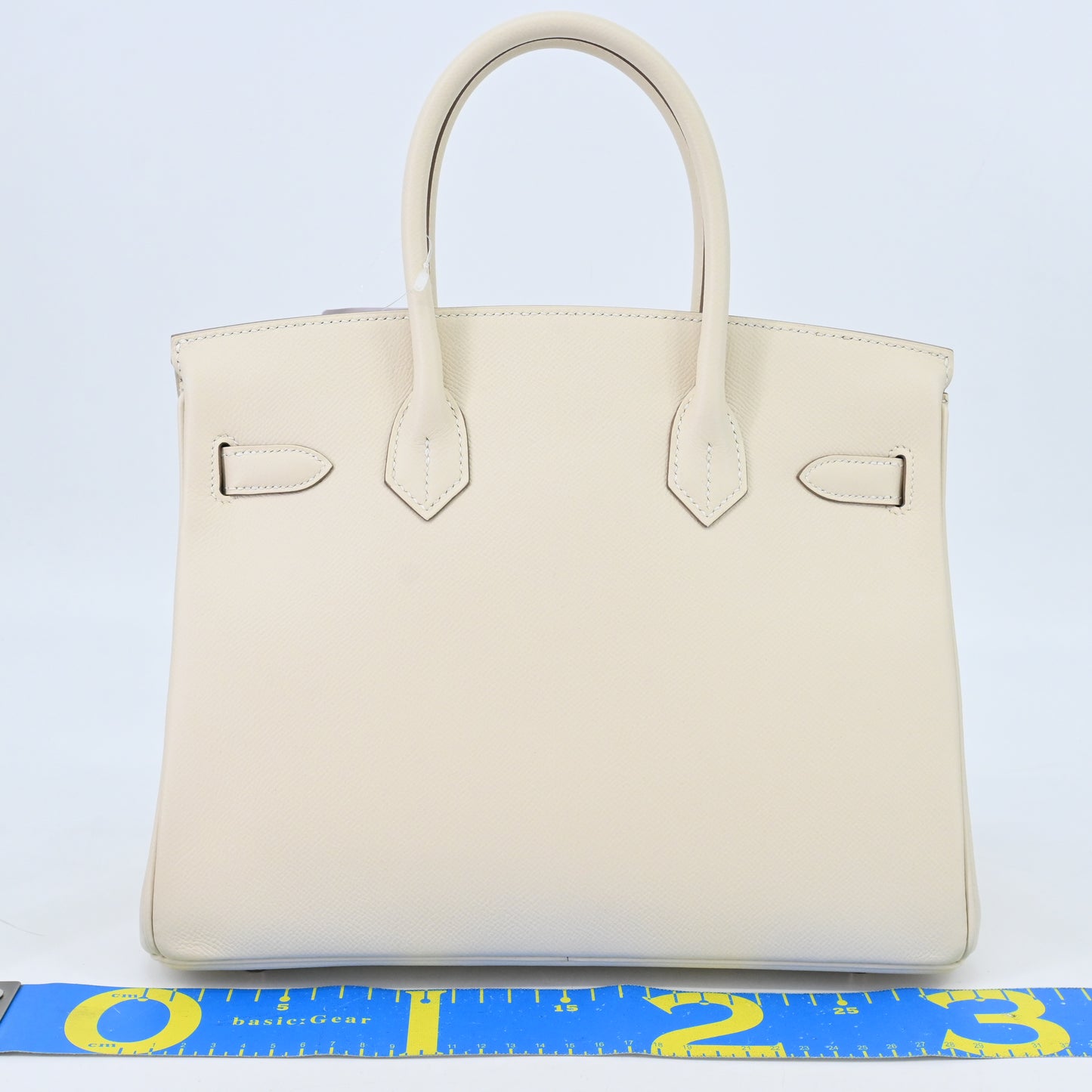 Birkin 30, Epsom leather, cream, PG hardware, D stamp