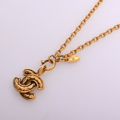 Coco Mark Matelasse Necklace GP Gold