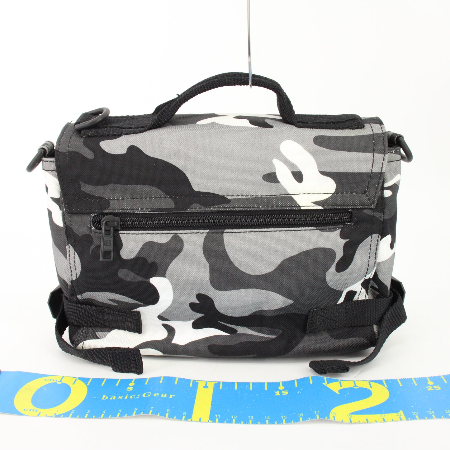 Army 2WAY Messenger Bag Black x Grey