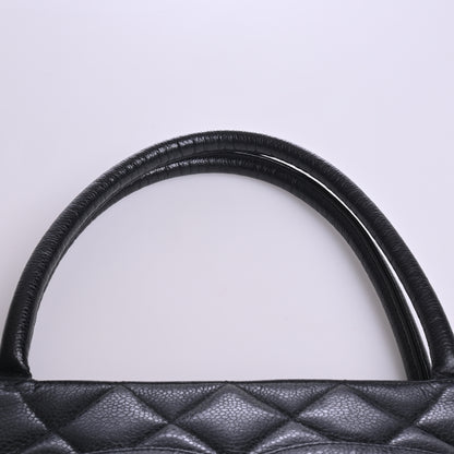 Caviar Reproduction Tote Black G Metal Fittings Series 2