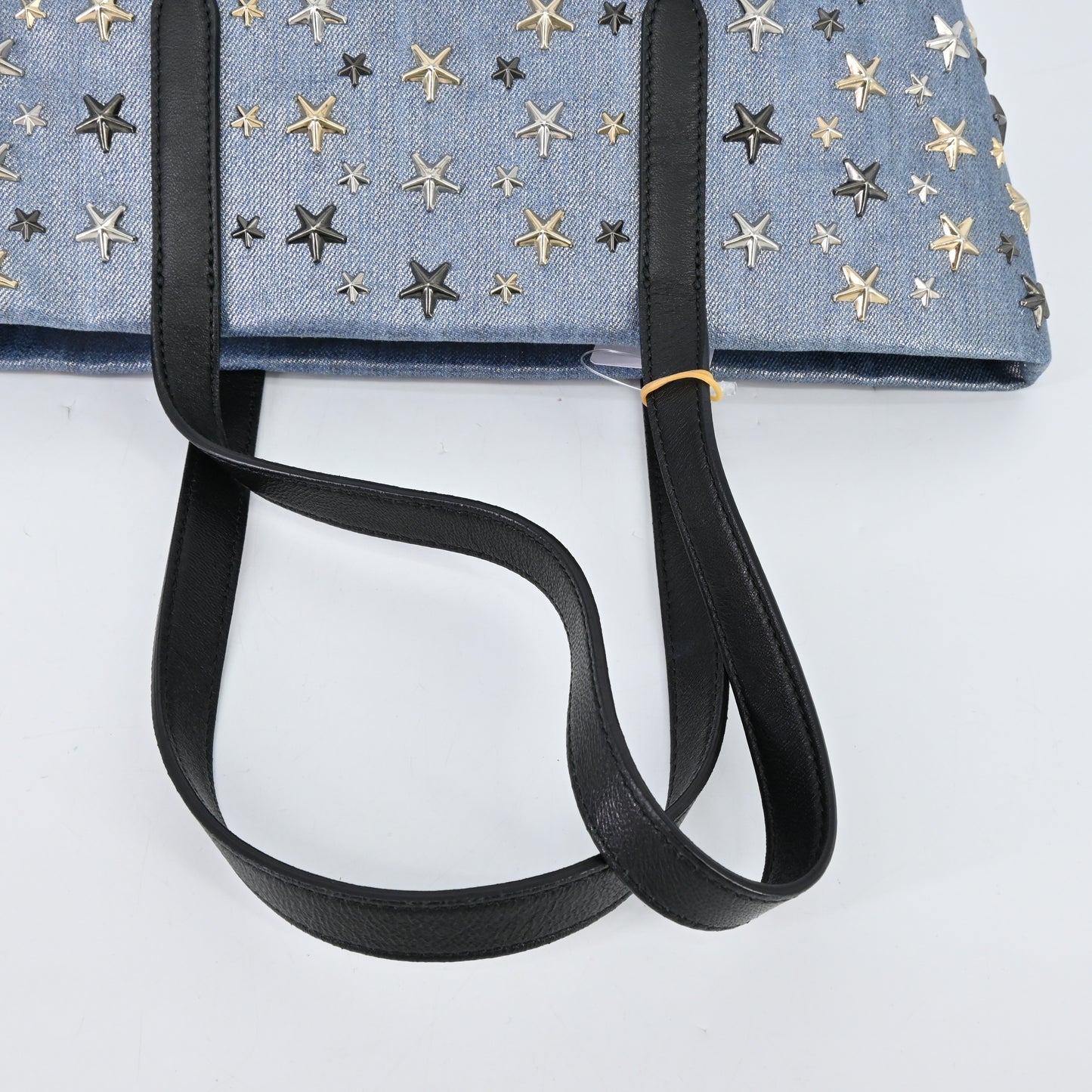 Studded Tote Bag Blue