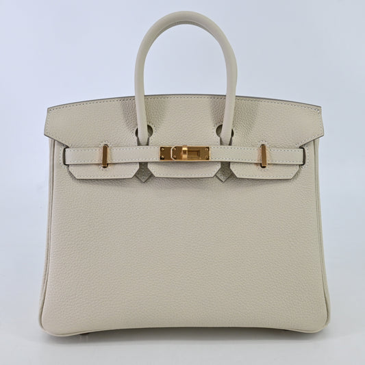 Birkin 25 Togo Crepe PG hardware U stamp