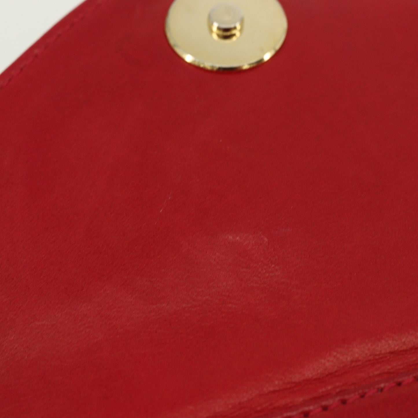 Lambskin Matelasse Chain Shoulder Bag G Metal Fittings Red Series 1