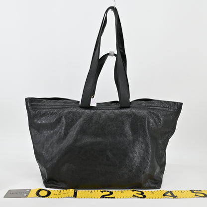 Leather Carry Shopper Tote