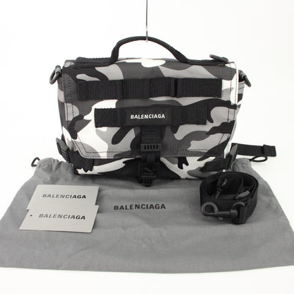 Army 2WAY Messenger Bag Black x Grey