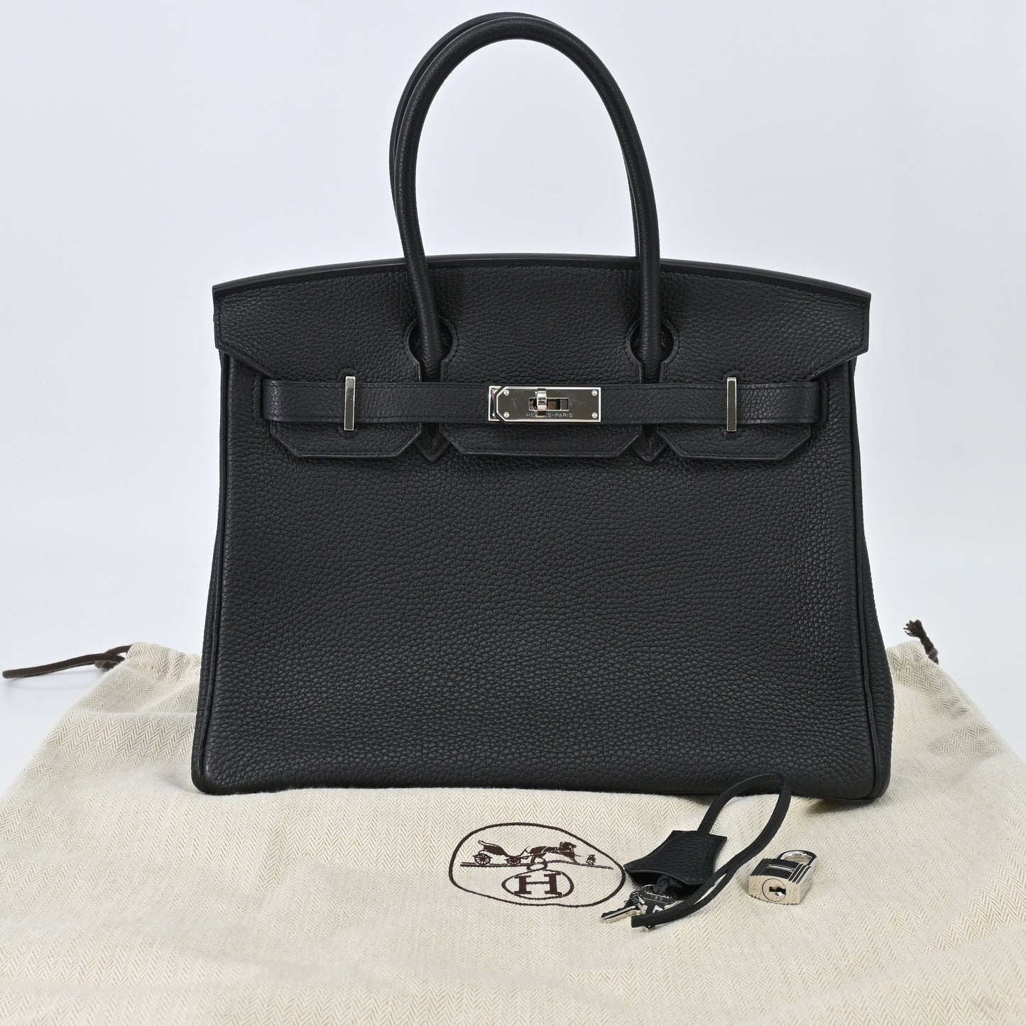 Birkin 30 Togo Black SV hardware □L stamp