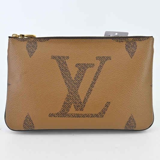 Monogram Giant Reverse Pochette Double Zip IC Chip