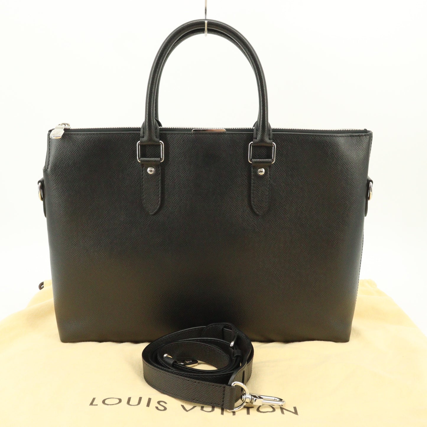 Taiga Anton Briefcase Black IC Chip