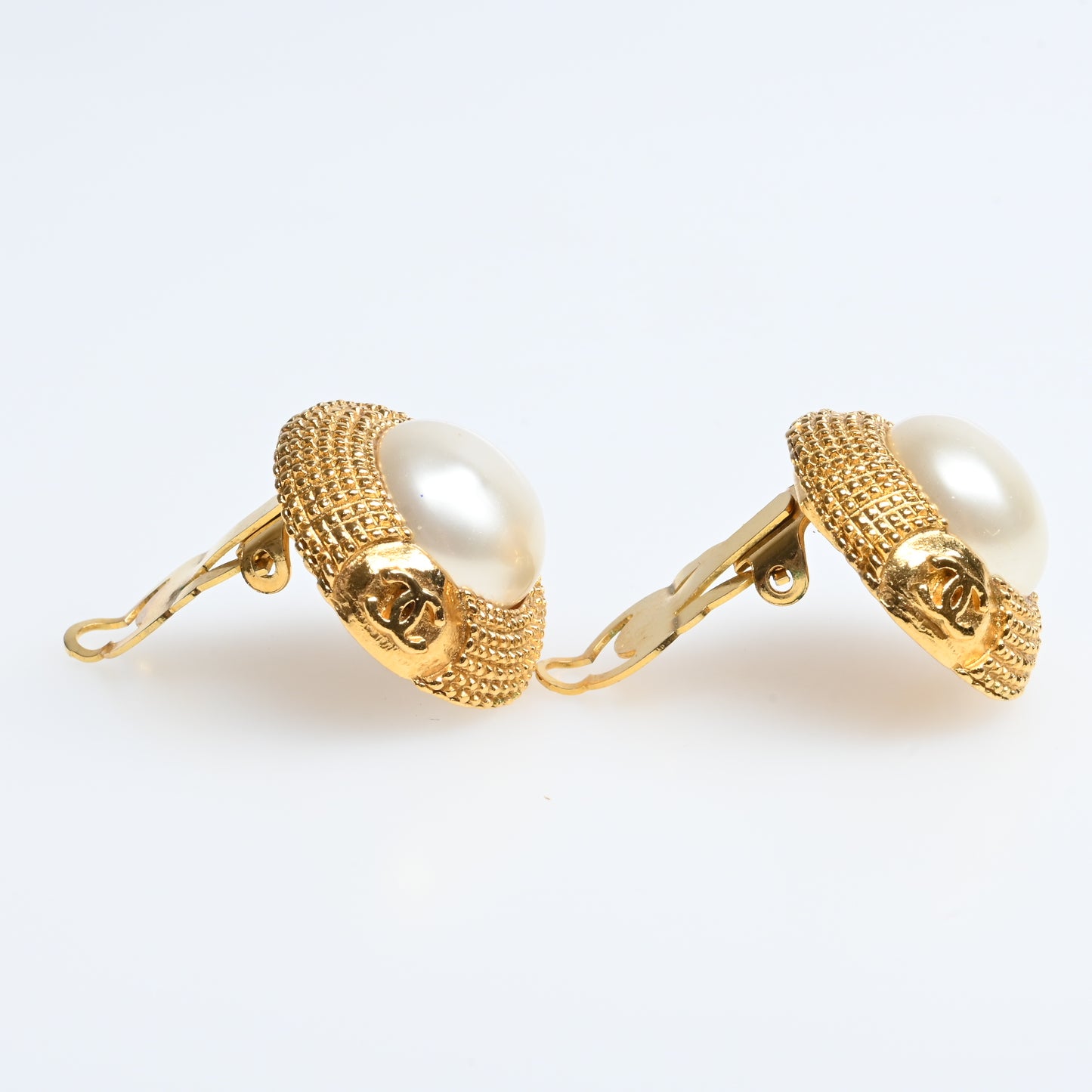 Cocomark pearl earrings gold