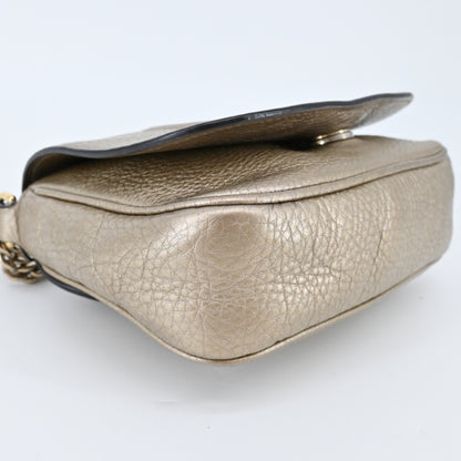 Interlocking G Soho Shoulder Bag in Gold